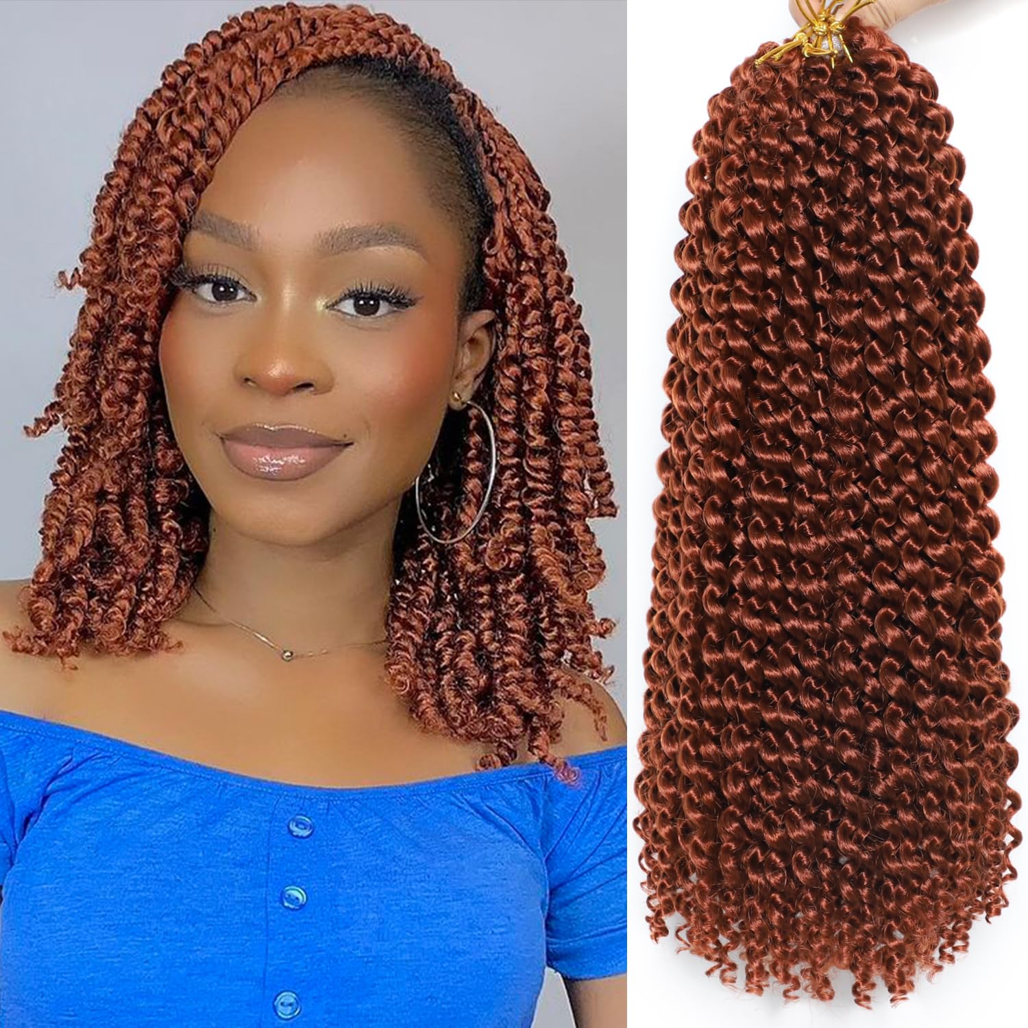 Amazon.com : Ginger Passion Twist Hair 14 Inch Copper Red Passion